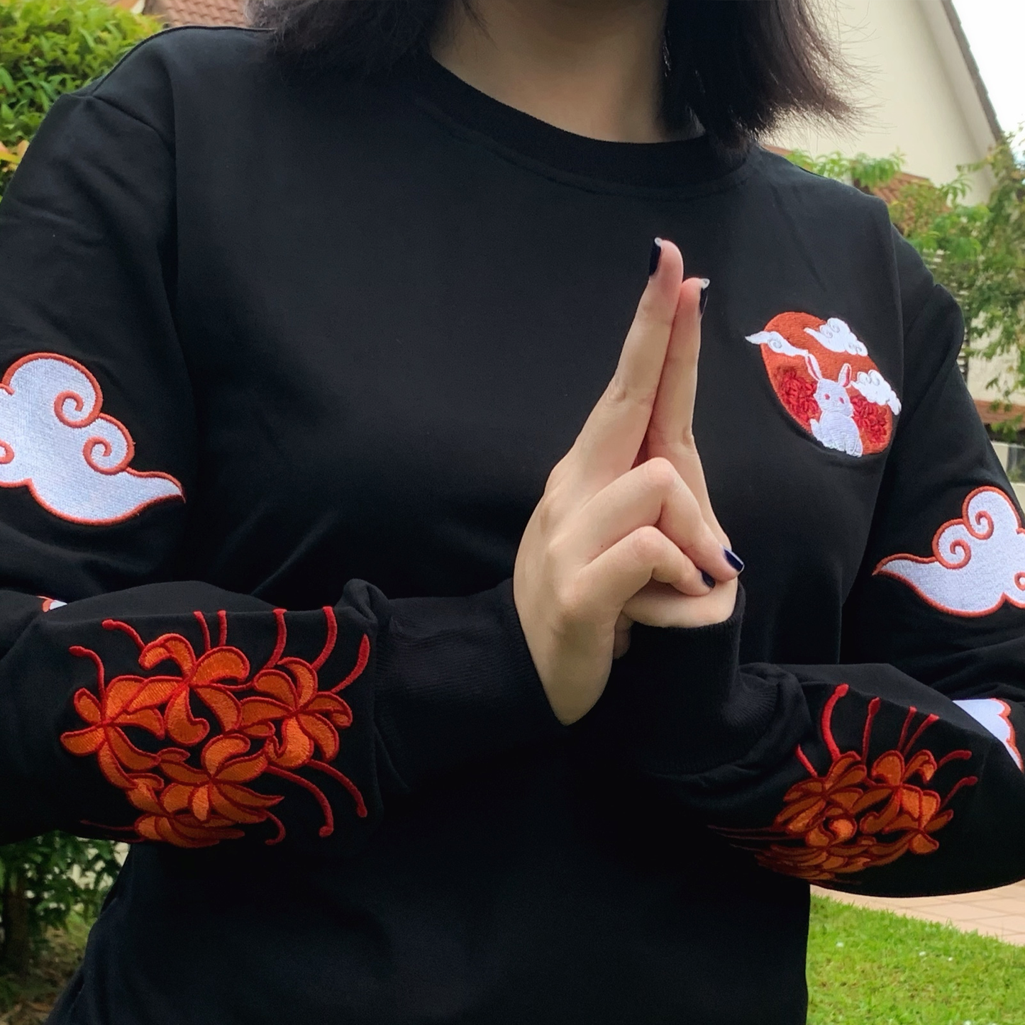 Spider Lilies Bunnies Sweater