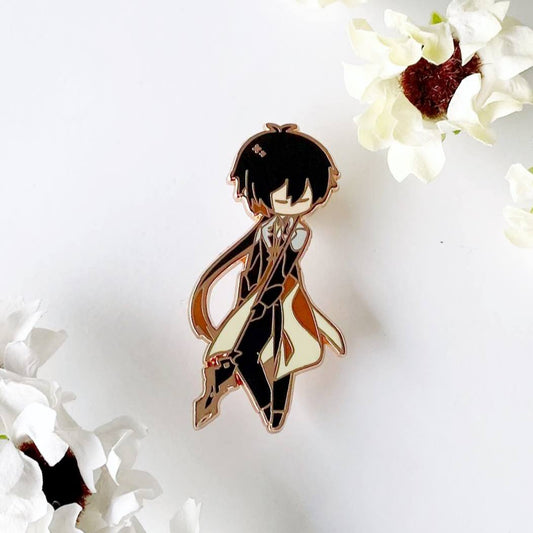 Zhongli Enamel Pin